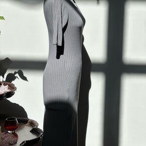 LULAROE gray stretchy dress